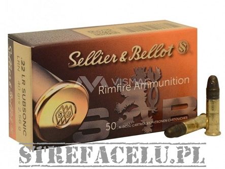 Nabój sportowy S&B Subsonic LRN 2,56g // 22 LR
