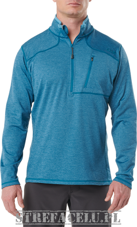 Bluza męska 5.11 RECON HLF ZP FLEECE kolor: LAKE HTR