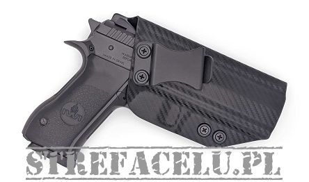 IWB Holster, Compatibility : Jericho 941 F9 Full Size Steel Frame, Manufacturer : Concealment Express, Material : Kydex, For Persons : Right Handed, Finish : Carbon