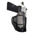 Leather Holster, Manufacturer : Falco Holsters (Slovakia), Type : 2in1 - IWB + OWB, Model : AM02-2328, Hand : Right, Color : Black - 2