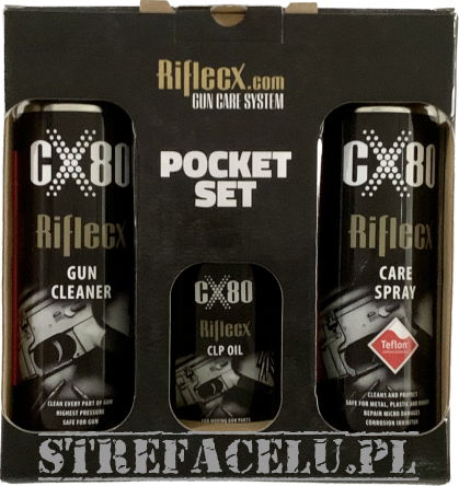 Pocket Set - Zestaw do czyszczenia broni -  CX80 RiflecX