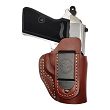 Leather Holster, Manufacturer : Falco Holsters (Slovakia), Type : 2in1 - IWB + OWB, Model : AM02-2328, Hand : Right, Color : Brown - 2