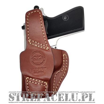 Leather Holster, Manufacturer : Falco Holsters (Slovakia), Type : 2in1 - IWB + OWB, Model : AM02-2328, Hand : Right, Color : Brown
