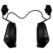 Headphones With Active Noise Canceling, Manufacturer : Sordin (Sweden), Model : Supreme MIL AUX & Helmet Mount ARC Rail, Color : Black - 72308-04-S - 4