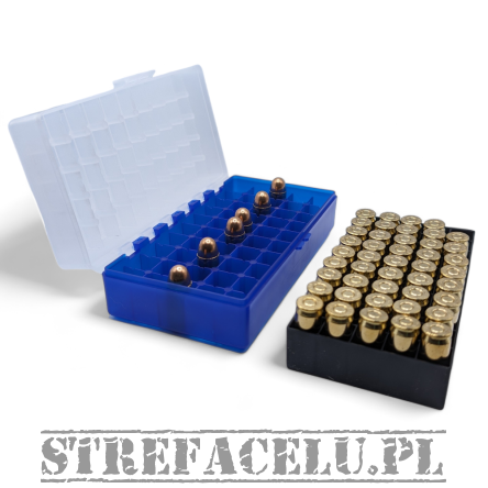 Pudełko (pojemnik) na amunicję 50szt x 45ACP/10mm Auto/40S&W - Megaline 550/3000BT