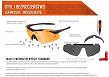 Okulary WileyX Vapor 2.5 Grey / Clear / Light Rust 3552 / Matte Black Frame - 3