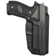 IWB Holster, Compatibility : Sig Sauer P226 with rail, Manufacturer : Concealment Express, Material : Kydex, For Persons : Left Handed, Finish : Carbon - 2