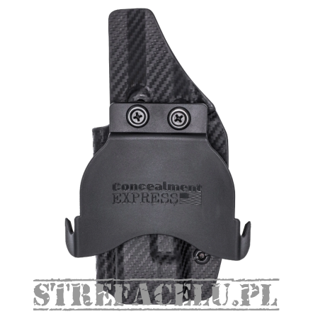 Kabura zewnętrzna prawa do pistoletu CZ Shadow 2 Compact, RH OWB kydex, kolor: carbon