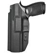 Kabura wewnętrzna prawa do pistoletu Sig Sauer P320 Full Size, RH IWB kydex, kolor: czarny - 2