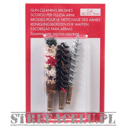 Szczoteczki (3szt.) karabinowe kal. 9mm spirala stal. nylon. bawełna - SC-87_9