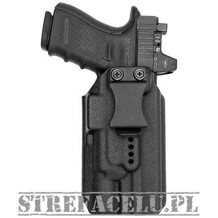 Kabura wew. LUX do pistoletu z latarką Surefire X300U, IWB kydex tucable, kolor: czarny