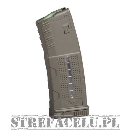 Magazynek polimerowy do AR15/M16 - G2 30 naboi - kal. 5.56/.223Rem, okno, kolor: zielony
