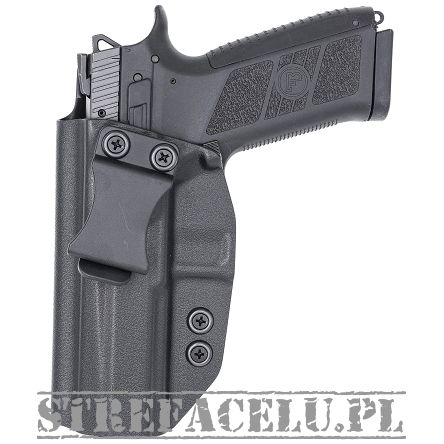 IWB Holster, Compatibility : CZ P-09, Manufacturer : Concealment Express, Material : Kydex, For Persons : Left Handed, Color : Black