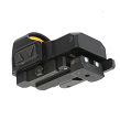 Meprolight MicroRDS Red Dot Micro Sight with Quick Detach Adaptor and Backup Sights for S&W M&P - 2