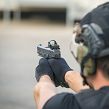 Meprolight MicroRDS Red Dot Micro Sight with Quick Detach Adaptor and Backup Sights for S&W M&P - 11