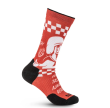 Socks, Manufacturer : 5.11, Model : Sock & Awe Pizza Delivery Sock, Color : Red - 2