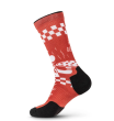 Socks, Manufacturer : 5.11, Model : Sock & Awe Pizza Delivery Sock, Color : Red - 4
