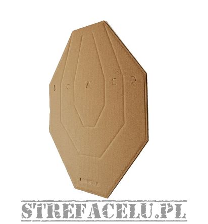 Cardboard shooting target, IPSC, Size : 600x480mm - 1 piece