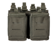 AR-15 Magazine Pouch, Manufacturer : 5.11, Model : Flex Double AR MAG Pouch 2.0, Color : Ranger Green - 2