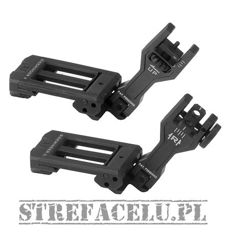 Sidewinder II BUIS Backup Iron Sights - Strike Industries - Black - SIDEWINDERII-BK