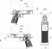 Pistolet Bul Armory SAS II TAC 5 OR kal. 9x19, kolor: srebrny - Optics Ready - 2