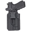 IWB Lux Holster, Compatibility : Streamlight TLR-1, Manufacturer : Concealment Express, Material : Kydex, For Persons : Right Handed, Finish : Carbon - 5