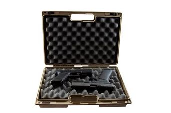 Case For 2 Handguns by Berry's, Color : Tan, Model : 94632