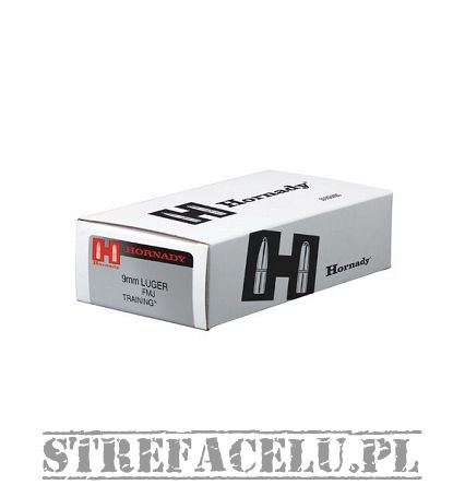 Amunicja Hornady TAP Training FMJ 115g/7,45g  // 9mm luger (opak.50szt)