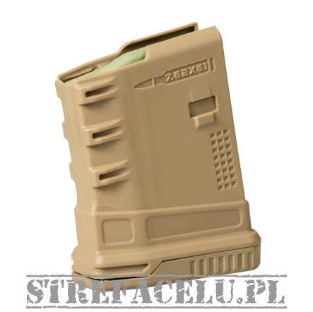 Magazynek polimerowy do AR15/M16 - G2 10 naboi - kal. 7,62, kolor: piaskowy