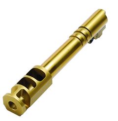 Lufa BUL 4.25`` One-Piece Compensated Barrel Ramped Gold Titanium Coating 9mm #40223