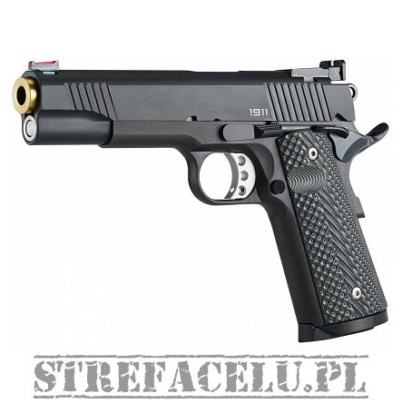 Pistol by Bul, Model : 1911 Classic Trophy, Discipline : IPSC, Color : Black/Gold,  Caliber 9mm