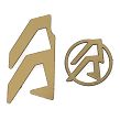 Naklejki do kabur Alpha-X LH - Gold - Alpha-X LH Color Inlays - Gold