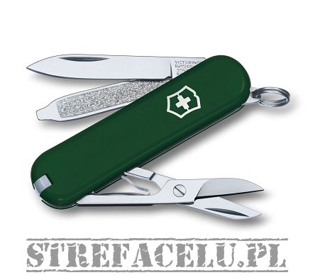 Victorinox Scyzoryk Classic SD, zielony 58mm