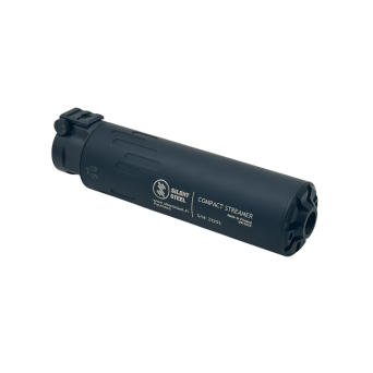 Tłumik huku Silent Steel Compact Streamer QDB BoltLock 5.56 - Czarny