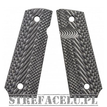 BUL 1911 GK1 Slim Magwell Grey G10 grips FS #30207