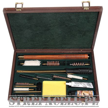 Uniwersalny zestaw do czyszczenia broni eleganckie drewniane etui - SC-UNICO