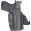 Kabura zewnętrzna prawa do pistoletu Glock 43/43X MOS, RH OWB kydex, kolor: czarny - 2