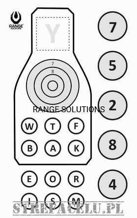 Tarcze Strzeleckie SOP2 50szt Range Solutions