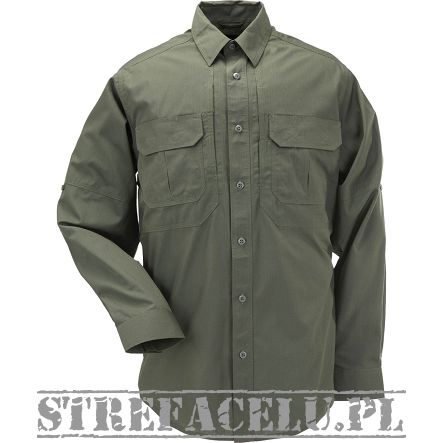 Men's Shirt, Manufacturer : 5.11, Model : Taclite Pro Long Sleeve Shirt, Color : TDU Green