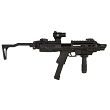 KIDON conversion for pistols, Folding Stock Color : Black - 2