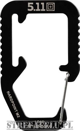 Carabiner, Manufacturer : 5.11, Model : Hardpoint M2 Carabiner, Color : Black