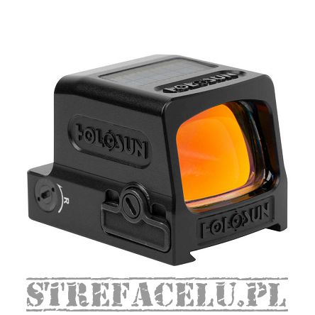 Red Dot Sight, Manufacturer : Holosun, Model : HE509T-RD X2 Series with RMR Mount - Solar Panel / Titanium