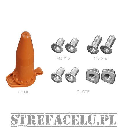 Zestaw serwisowy do płytek 2BME przeznaczonych pod montaż kolimatorów Holosun i Trijicon - 2BMESP01