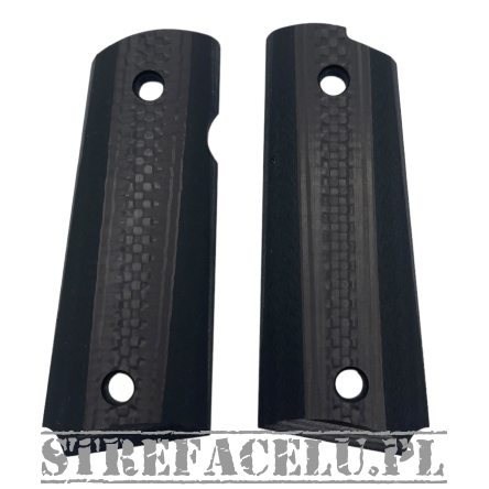 Grip - 1911 - Ultra - Carbon - Black - Smooth