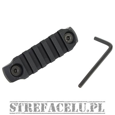BCM (Bravo Company) 3 inch Picatinny Rail Section, Aluminum - M-LOK