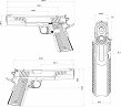 Pistolet Bul Armory 1911 HUNTER 6 kal. .45ACP - 5