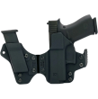 Kabura wewnętrzna prawa typu Sidecar do pistoletu Glock 19/19X/23/32/45, RH IWB kydex, kolor: czarny - 2