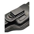 Leather Holster, Manufacturer : Falco Holsters (Slovakia), Type : 2in1 - IWB + OWB, Model : AM02-2330, Hand : Left, Color : Black - 3