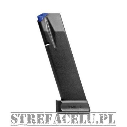 Magazine for CZ 75 Shadow1&2, Steel, 19 rounds, Color : Back, Caliber 9mm