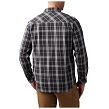 Men's Shirt, Manufacturer : 5.11, Model : Gunner Plaid Long Sleeve Shirt, Color : Volcanic Plaid - 3